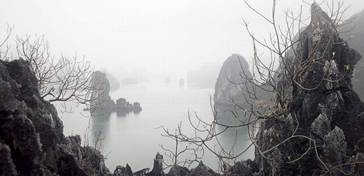 Travel to Halong bay in Winter