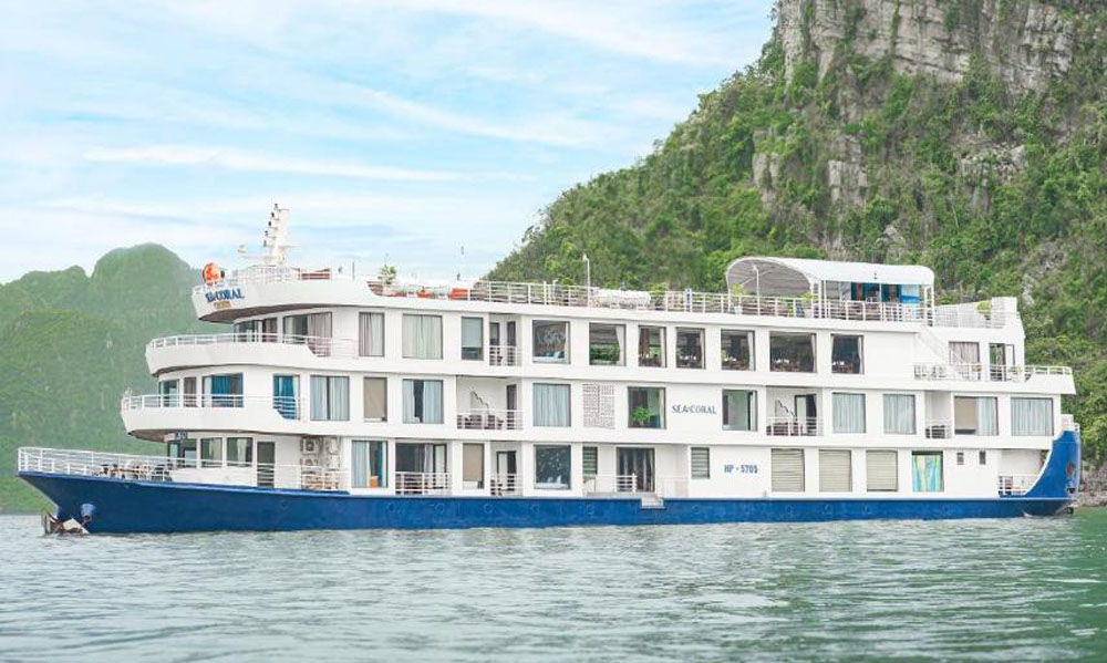 Halong Sea Coral cruise 2 days 1 night